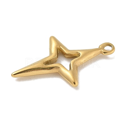 Ion Plating(IP) 304 Stainless Steel Pendants X-STAS-Q334-55G-1