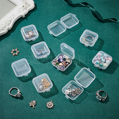 Transparent Plastic Box CON-WH0085-93-1