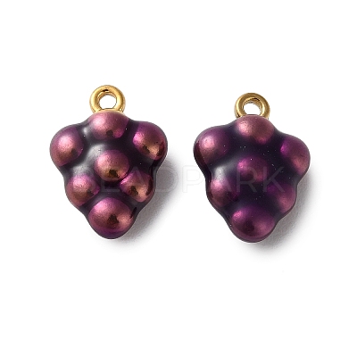 304 Stainless Steel Enamel Pendants STAS-B100-06G-04-1