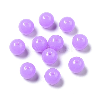 Fluorescent Acrylic Beads MACR-R517-10mm-09-1