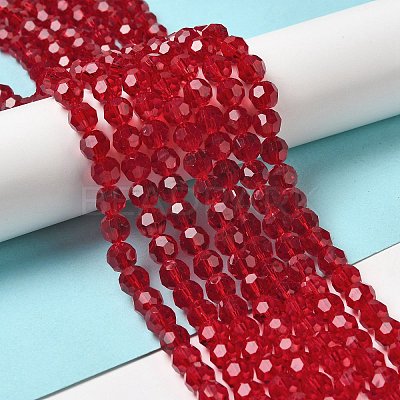 Transparent Glass Beads EGLA-A035-T8mm-D07-1