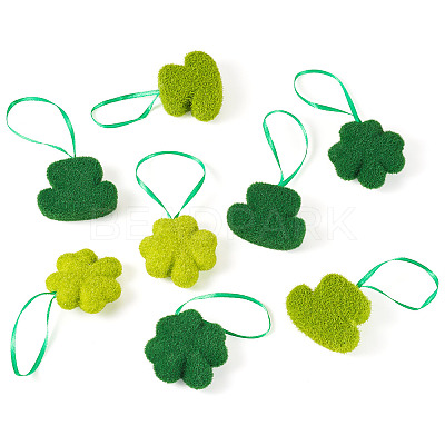 20Pcs 4 Styles Saint Patrick's Day Foam Pendant Decorations FIND-TA0010-96A-1