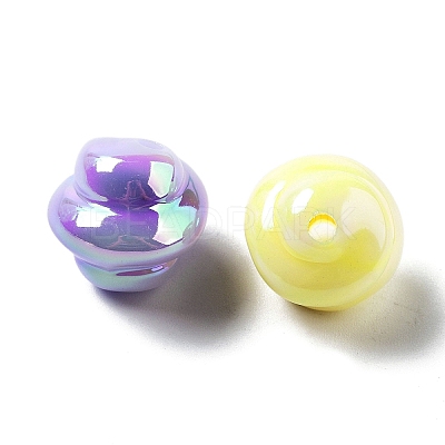 UV Plating Acrylic Beads MACR-K357-10F-1