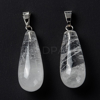 Natural Quartz Crystal Pendants X-G-F707-16-1