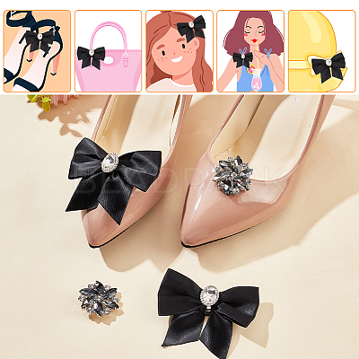 Wedding Shoe Decoration Sets AJEW-NB0005-13A-1