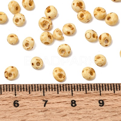 Opaque Glass Beads GL-CBA31A4-01C-1