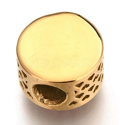 304 Stainless Steel European Beads STAS-O097-100D-1