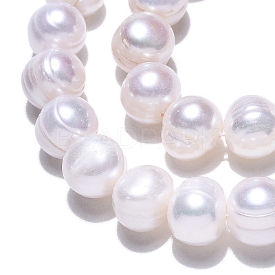 Natural Cultured Freshwater Pearl Beads Strands PEAR-S001-8-9mm-3-1