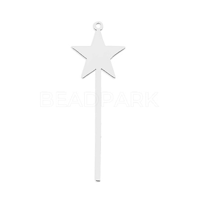 Non-Tarnish 201 Stainless Steel Pendants STAS-S105-LA782-1-1