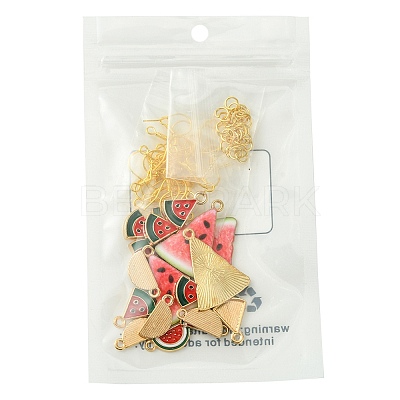 DIY Watermelon Dangle Earrings DIY-FS0006-06-1