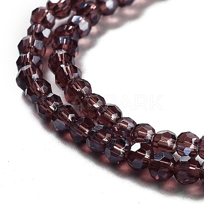 Electroplate Transparent Glass Beads Strands LS-EGLA-A035-T3mm-A13-1