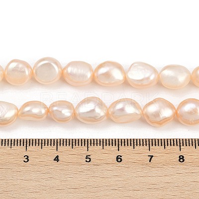 Natural Cultured Freshwater Pearl Beads Strands PEAR-P064-20K-04C-02-1