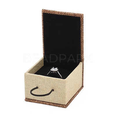 Rectangle Wooden Ring Boxes OBOX-N013-02-1