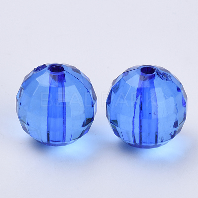 Transparent Acrylic Beads X-TACR-Q254-8mm-V44-1