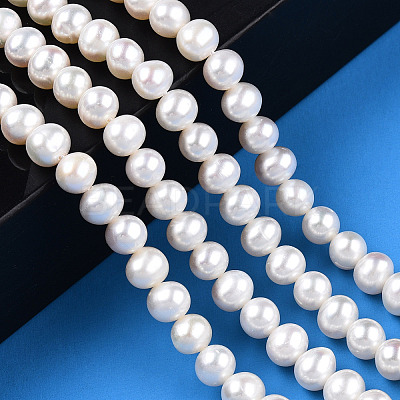Natural Cultured Freshwater Pearl Beads Strands PEAR-N016-05A-1