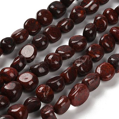 Natural Brecciated Jasper Beads Strands G-P497-01E-92-1