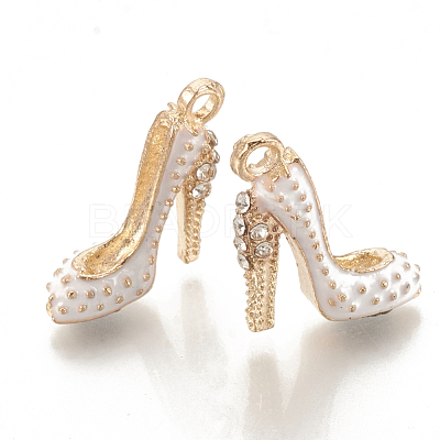 Alloy Enamel Stilettos Pendants X-ENAM-S115-042D-1