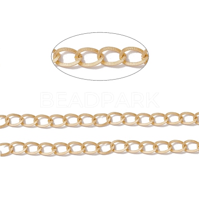 Oval Oxidation Aluminum Curb Chains CHA-G001-02G-1