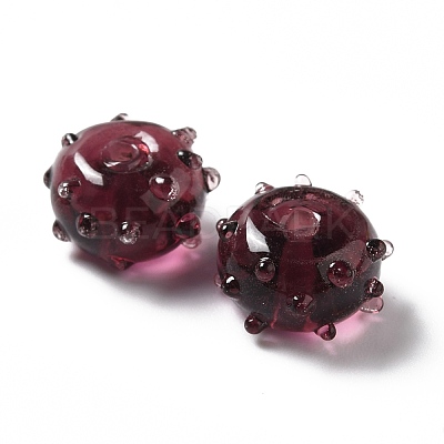 Handmade Bumpy Lampwork Beads LAMP-E023-06C-1