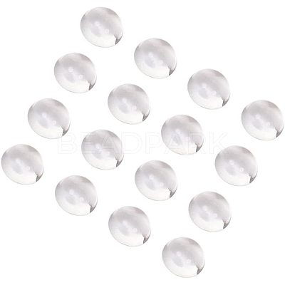 Clear Glass Cabochons GGLA-PH0002-02B-1