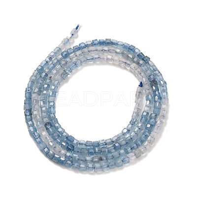 Natural Aquamarine Beads Strands G-L634-D11-2.5x2.5mm-1