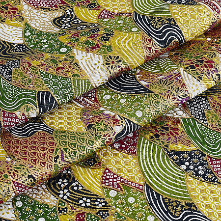 Japanese Style Cotton Fabric DIY-WH0504-889F-1