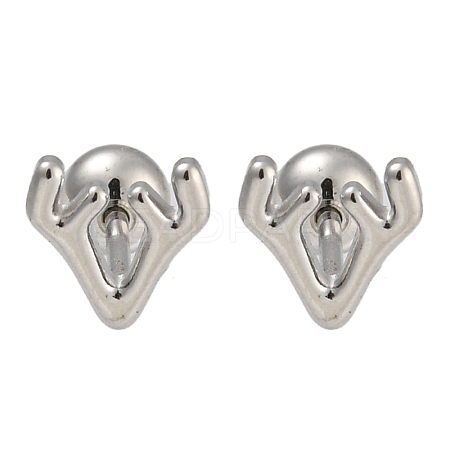 304 Stainless Steel Cartilage Earrings EJEW-B066-01F-P-1