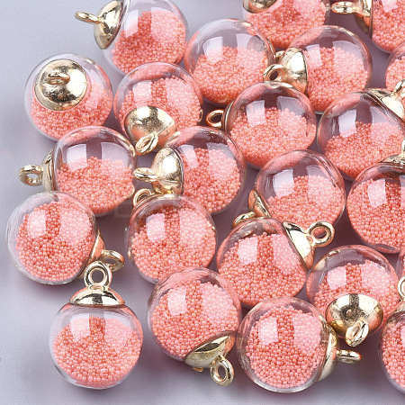 Glass Ball Pendants X-GLAA-T003-03E-1