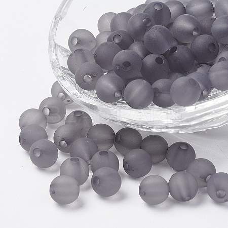 Transparent Acrylic Beads X-PL582-C62-1