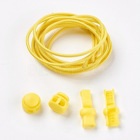 DIY Elastic Lock Shoelace AJEW-WH0057-05K-1