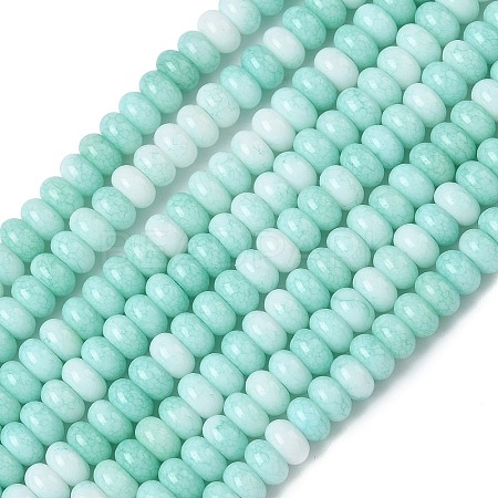 Ombre Effect Dyed Glass Beads Strands X-GLAA-C043-01J-1