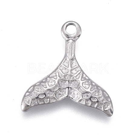 Non-Tarnish 304 Stainless Steel Charms STAS-F249-15P-02-1