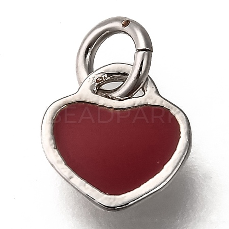 Enamel Brass Charms KK-G364-17P-03-1