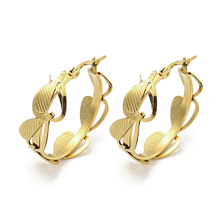 304 Stainless Steel Earrings for Women EJEW-E305-14G-01-1