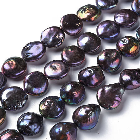 Natural Keshi Pearl Beads Strands PEAR-S021-139A-01-1