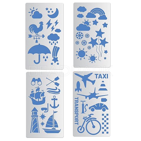 Steel Cutting Dies Stencils DIY-BC0001-30-1