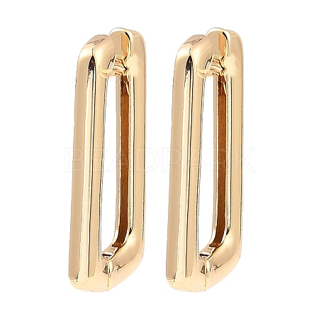 Brass Hoop Earrings EJEW-I289-05KCG-1