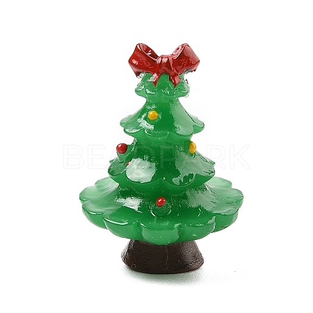 Christmas Resin Figurine Statues DJEW-M018-01G-1