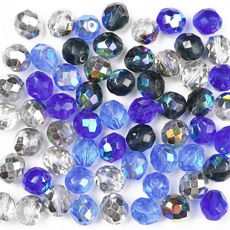 Fire-Polished Czech Glass Beads LAMP-O017-151-AM10-1