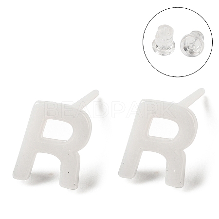 Hypoallergenic Bioceramics Zirconia Ceramic Stud Earrings EJEW-F340-04R-1