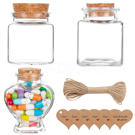 BENECREAT DIY Valentine's Day Wishing Bottle Making Kits DIY-BC0003-16-1