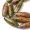 Natural Unakite Beads Strands G-L654-G13-01-4