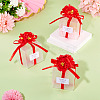 Clear PVC Candy Gift Packaging Boxes with Ribbon & Artificial Flower CON-TAC0001-20C-9