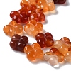 Natural Red Agate Beads Strands G-M418-D02-01-4