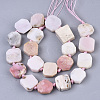 Natural Pink Opal Beads Strands G-N326-08-2