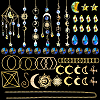 DIY Sun Moon Hanging Suncatcher Making Kits DIY-SC0031-23-1
