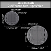 ARRICRAFT 2Pcs 2 Style Acrylic Quilting Rulers DIY-AR0002-54-2