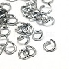 304 Stainless Steel Jump Rings X-STAS-E043-8x1mm-1