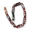 Rice Shape Tibetan Style dZi Beads Strands G-A269-A02-01-3