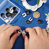 Zinc Alloy Enamel Cufflinks BUTT-GL0001-10-3